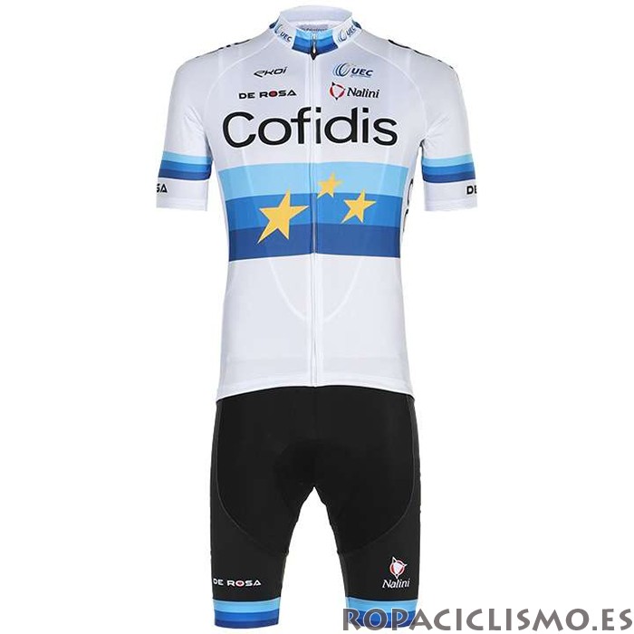 2020 Maillot Cofidis Tirantes Mangas Cortas Campeon Europa